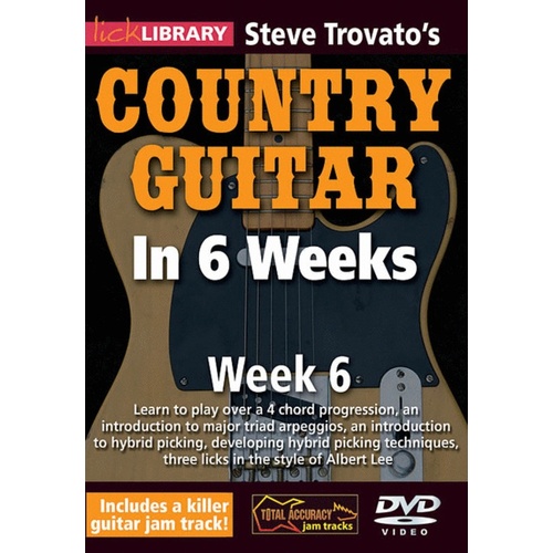 Lick Library Steve Trovatos Country Guitar 6Wks-Wk6