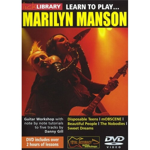 Learn To Play Marilyn Manson DVD