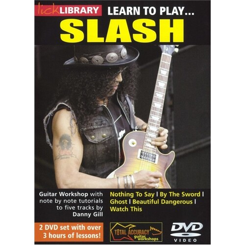 Learn To Play Slash 2Dvds