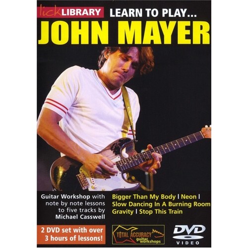 Learn To Play John Mayer 2 DVDs