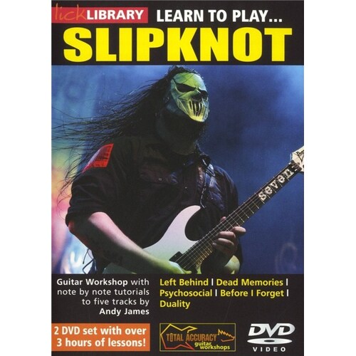 Learn To Play Slipknot 2Dvds