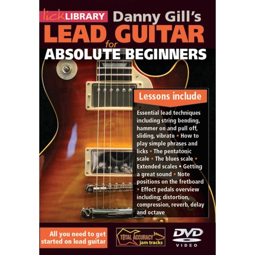 Lick Library Danny Gills Lead Guitar Beginners DVD
