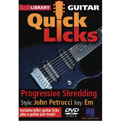 Quick Licks John Petrucci DVD