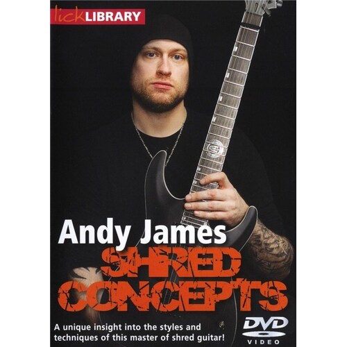 Shred Concepts By Andy James DVD