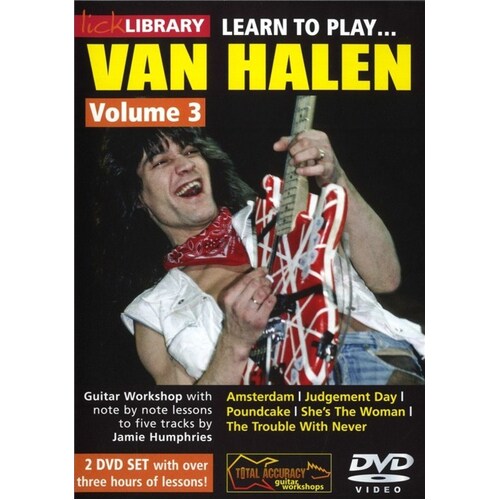 Learn To Play Van Halen Vol.3 2 DVD