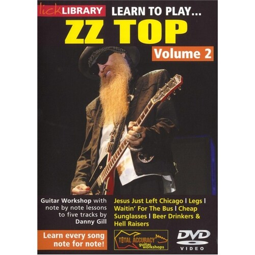 Learn To Play Zz Top Vol 2 DVD