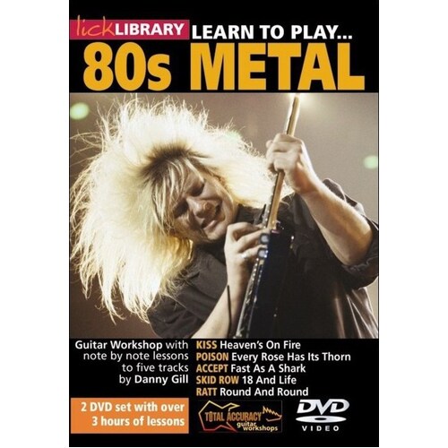 Learn To Play 80s Metal 2 x DVD