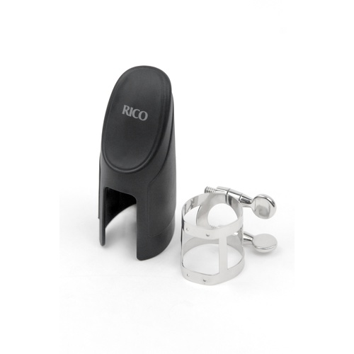 Rico Ligature & Cap, Eb Clarinet, Nickel Plated