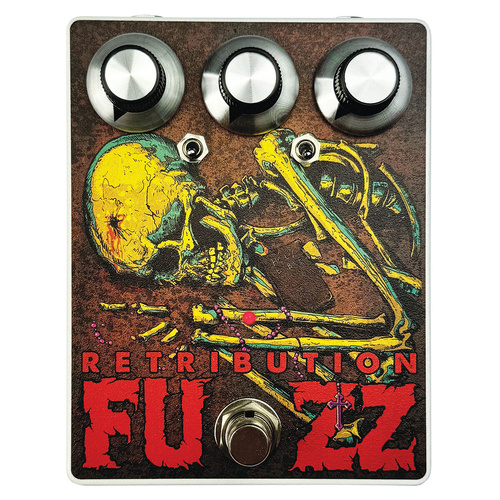 Kink Retribution Fuzz Pedal with Bass Boost and Dual Tone Circuits
