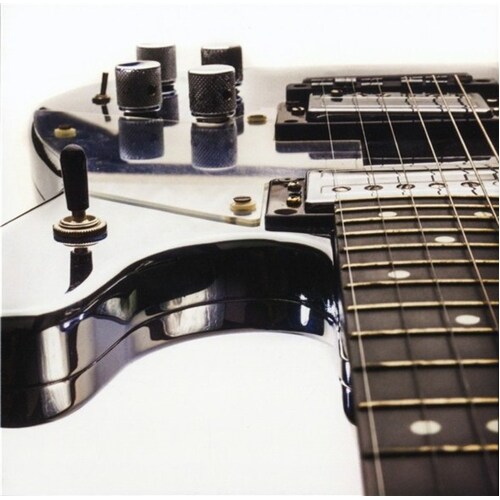 Guitar Greeting Cards Aluminium 6 Pack 