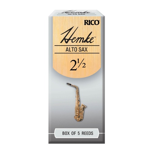 Hemke Alto Sax Reeds, Strength 2.5, 5-pack