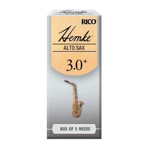 Hemke Alto Sax Reeds, Strength 3.0+, 5-pack