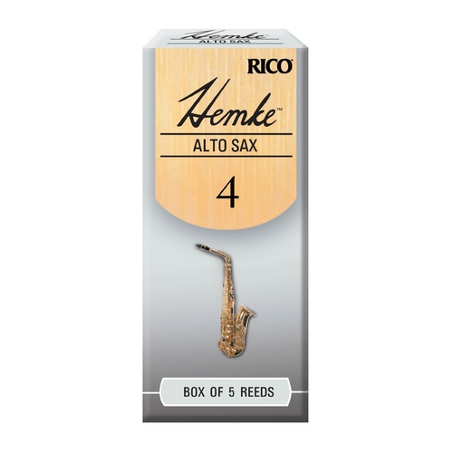 Hemke Alto Sax Reeds, Strength 4.0, 5-pack