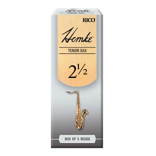 Hemke Tenor Sax Reeds, Strength 2.5, 5-pack