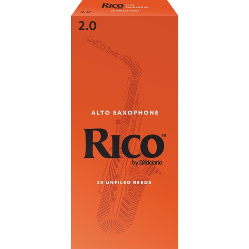 Rico Soprano Sax Reeds, Strength 2.0, 25-pack