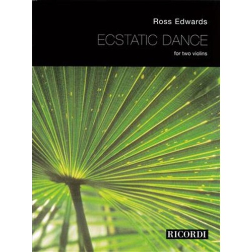 Edwards - Ecstatic Dance For 2 Violins (Softcover Book)
