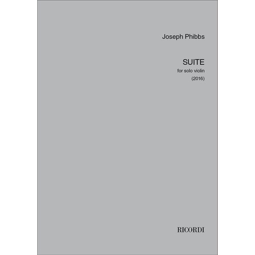 Phibbs - Suite For Solo Violin