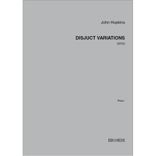 Hopkins - Disjunct Variations For Piano (Softcover Book)