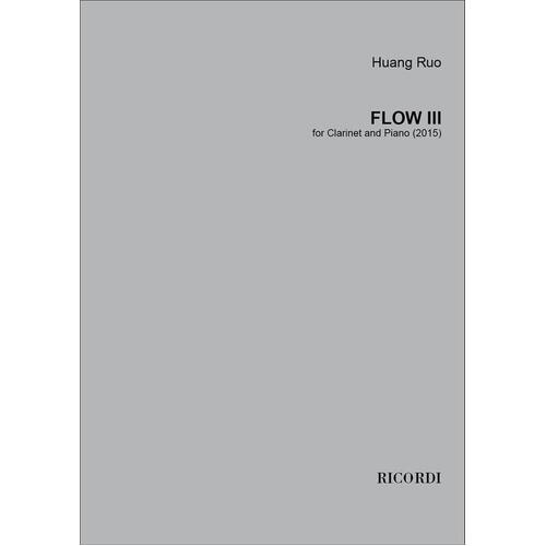 Ruo - Flow Iii For Clarinet/Piano (Softcover Book)