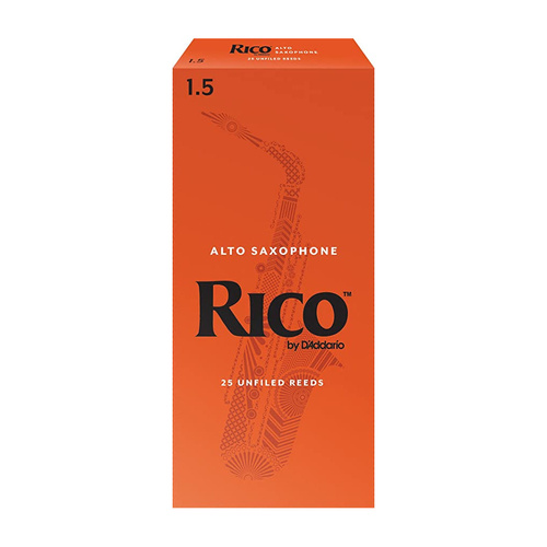 Rico by D'Addario Alto Saxophone Reeds B25 1.5