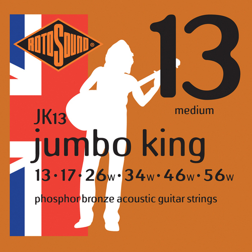 Rotosound JK13 Jumbo King Phosphor Bronze 13-56 String