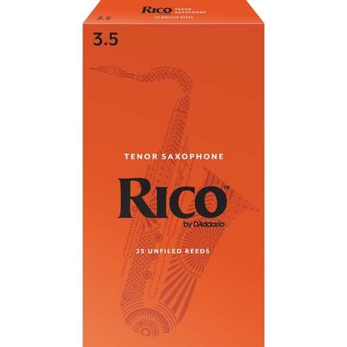 Rico Tenor Sax Reeds, Strength 3.5, 25-pack
