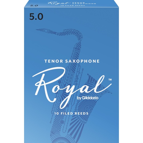 Rico Tenor Sax Reeds, Strength 5.0, 10-pack