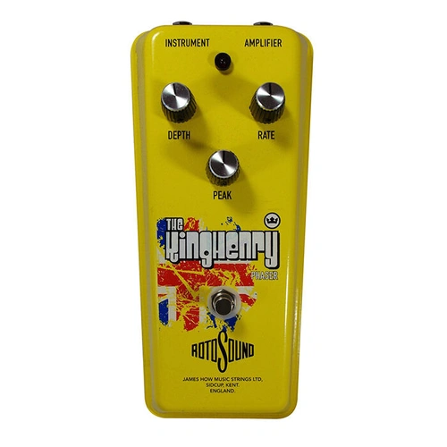 Rotosound King Henry Phaser Pedal RKH1 - Hand Wired Vintage Style, True Bypass, Wide Range Control, Designed by John Oram, Made in England