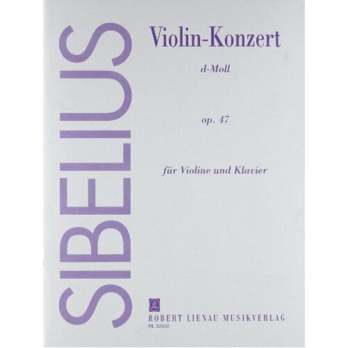 Sibelius - Concerto D Min Op 47 Violin/Piano (Softcover Book)