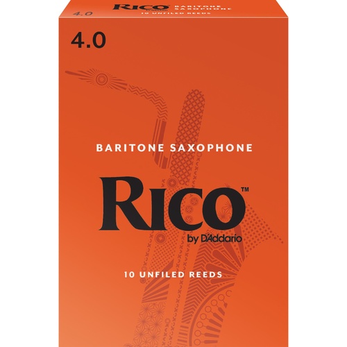 Rico by D'Addario Baritone Sax Reeds, Strength 4, 10-pack