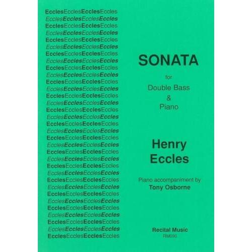 Eccles - Sonata In G Minor Double Bass/Piano (Softcover Book)