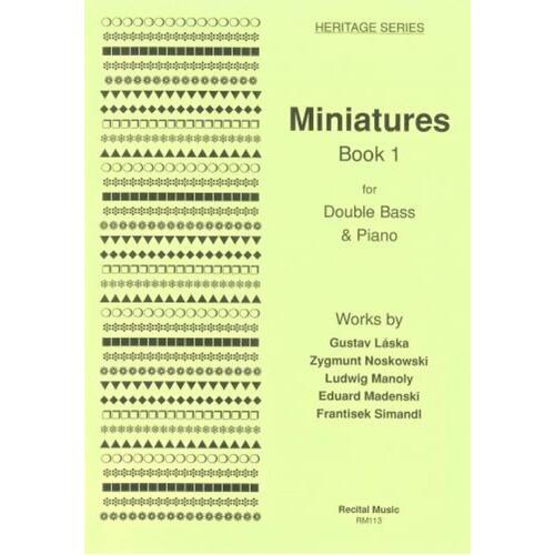 Miniatures Book 1 Double Bass/Piano (Softcover Book)