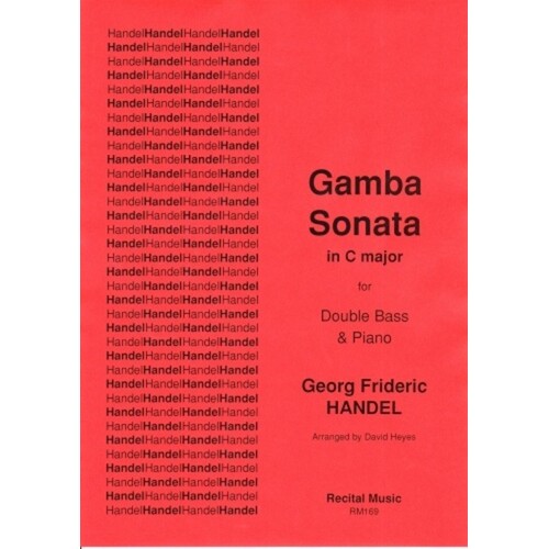 Gamba Sonata In C Major Double Bass/Piano Arr Heyes (Softcover Book)