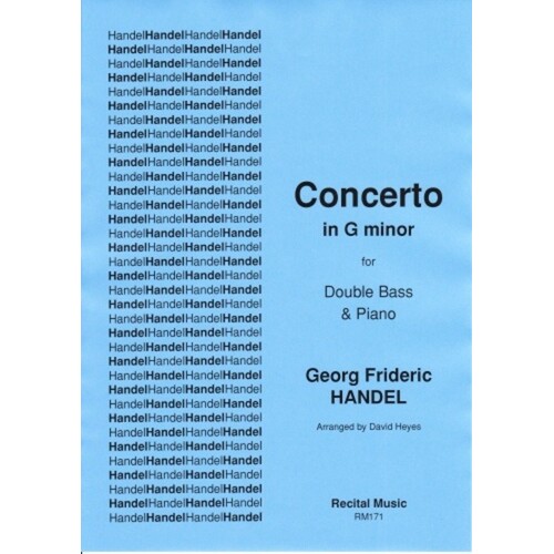 Concerto In G Minor Double Bass/Piano Arr Heyes (Softcover Book)