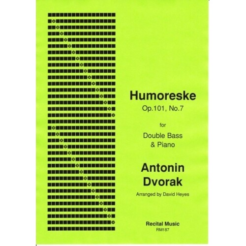 Humoreske Op 101 No 7 Double Bass/Piano Arr Heyes (Softcover Book)