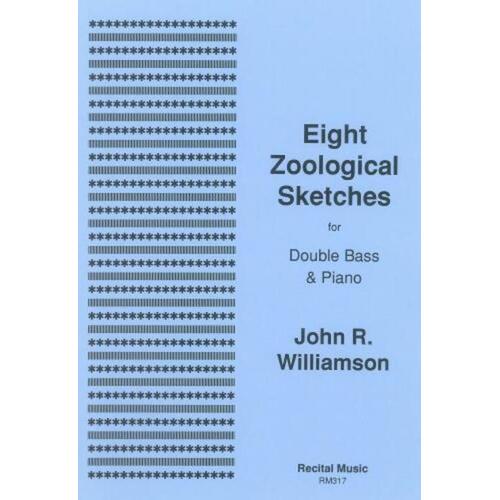 Eight Zoological Sketches Double Bass/Piano (Softcover Book)