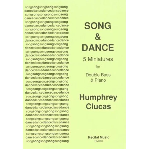 Song & Dance for Double Bass by Humphrey Clucas - Recital Music
