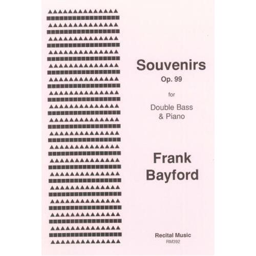 Souvenirs Op 99 Double Bass/Piano (Softcover Book)