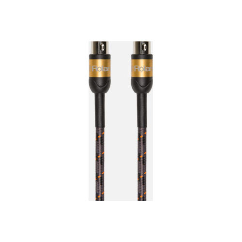 ROLAND RMIDI-G15 Gold Series MIDI Cable, 15ft Length, High-Quality Multi-Strand Copper, Reliable MIDI Connection
