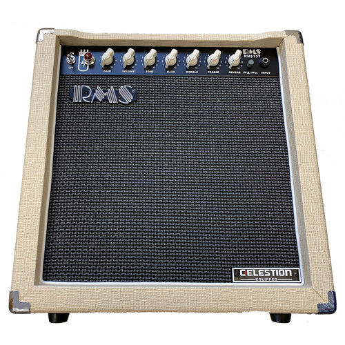 RMS Vintage Tube Guitar Amp Combo with Reverb 15-Watt, 1x12"