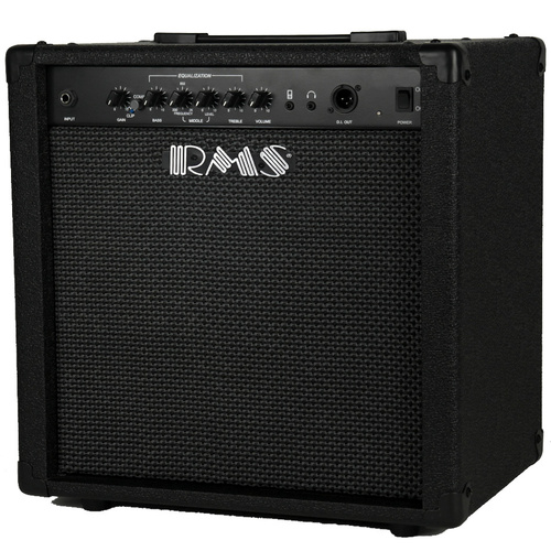 RMS 40-Watt Solid State Bass Amp Combo with 1x10" Speaker and 4-Band EQ