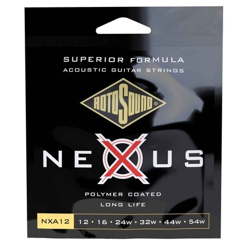 Rotosound Nexus Coated Phosphor Bronze Acoustic String Set RNXA12