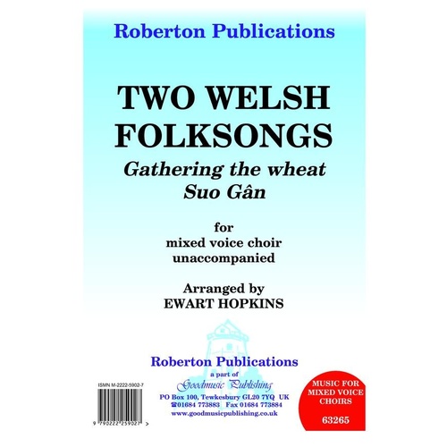 Two Welsh Folksongs SATB A Cappella by Ewart Hopkins