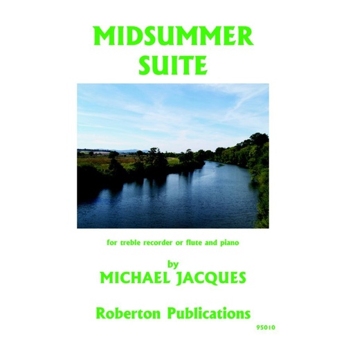 Jacques Midsummer Suite for Treble Recorder/Piano - Michael Jacques, Roberton Publications, Woodwind, Flute, 1 Page