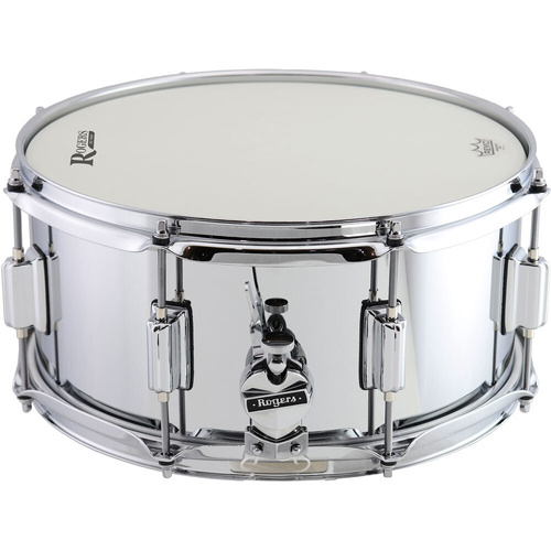 Rogers PowerTone Series Steel Shell Snare Drum - 14 x 6.5" High Luster Chrome