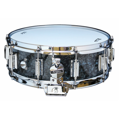 Rogers Dyna-Sonic Beavertail Snare Drum Black Diamond Pearl 14 x 5" Model No. 36BP
