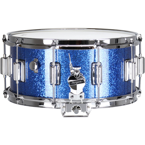 Rogers Dyna-Sonic Custom Series Snare Drum - Blue Sparkle Lacquer - 14 x 6.5" - Limited Edition, Hand-Built, Floating Snare Rail System