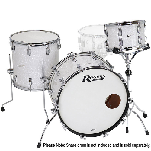 Rogers Covington Series 3-Piece Drum Kit - White Marine Pearl