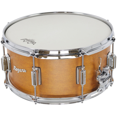 Rogers Tower Series 14 x 6.5" Wood Shell Snare Drum in Satin Fruitwood Stain
