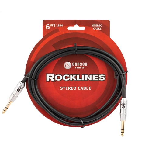 Carson Cable Co Rocklines 6 ft Stereo Instrument/Audio Cable